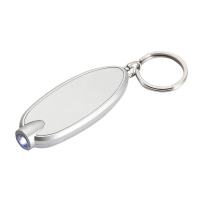 LED KEYRING TORCH SILVER/SILVER