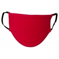 2 Ply Cotton Mask Elastic Strap Red
