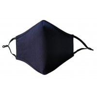 2 Ply Cotton Mask With Adjuster Navy